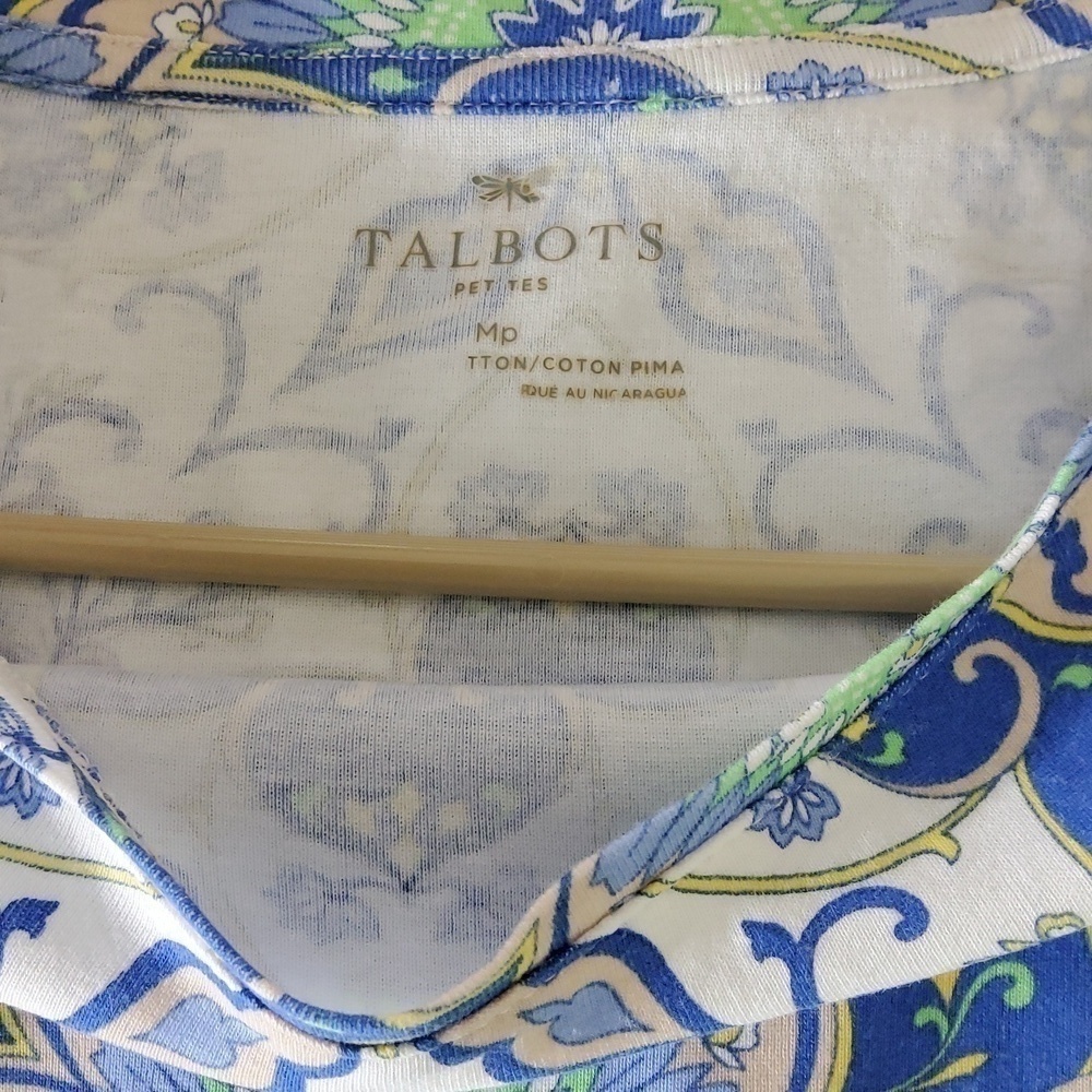 TALBOTS Women's Top Size Mp - Picture 3 of 4